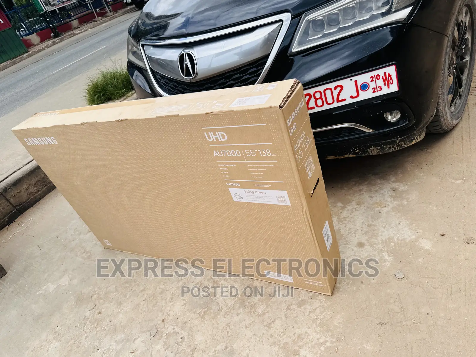 Unleash the Power of Smart Glossy UHD Samsung 55”Au7100