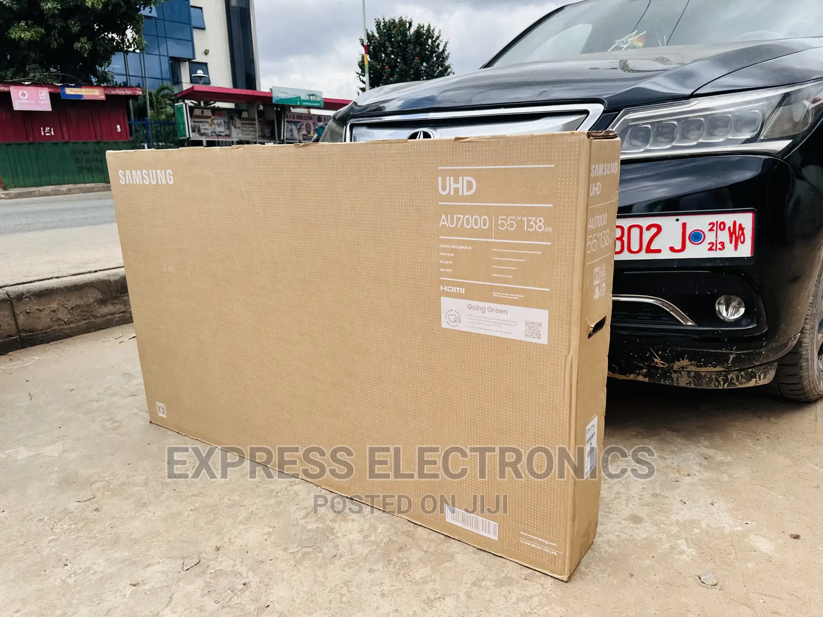 Unleash the Power of Smart Glossy UHD Samsung 55”Au7100