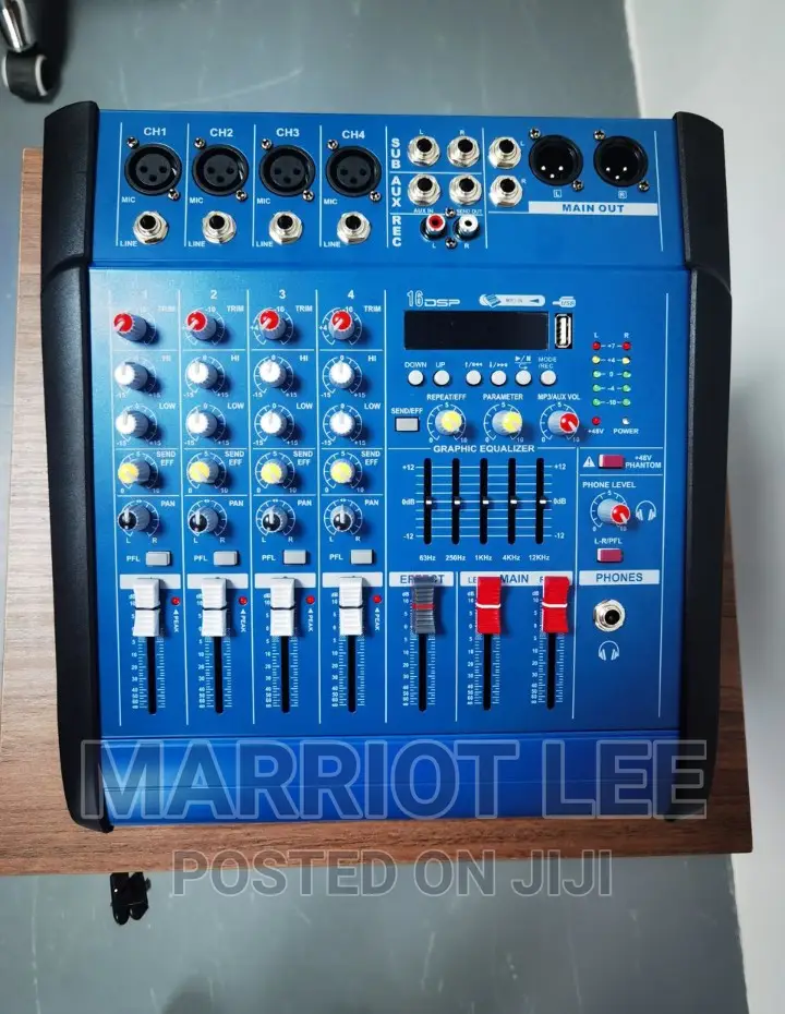4 Channel Powered Mixer