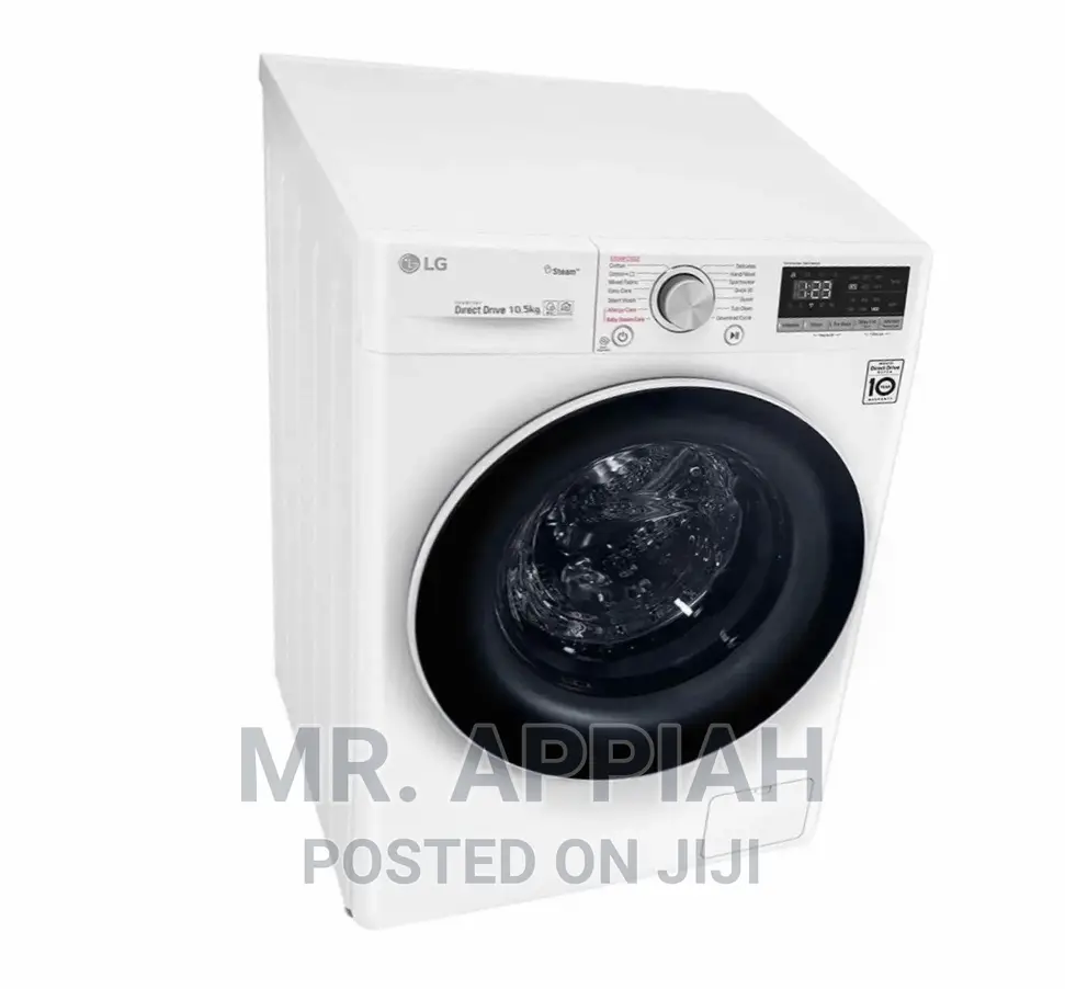 Latest and Affordable LG F4V5RYP0W 10.5kg Washingmachine.
