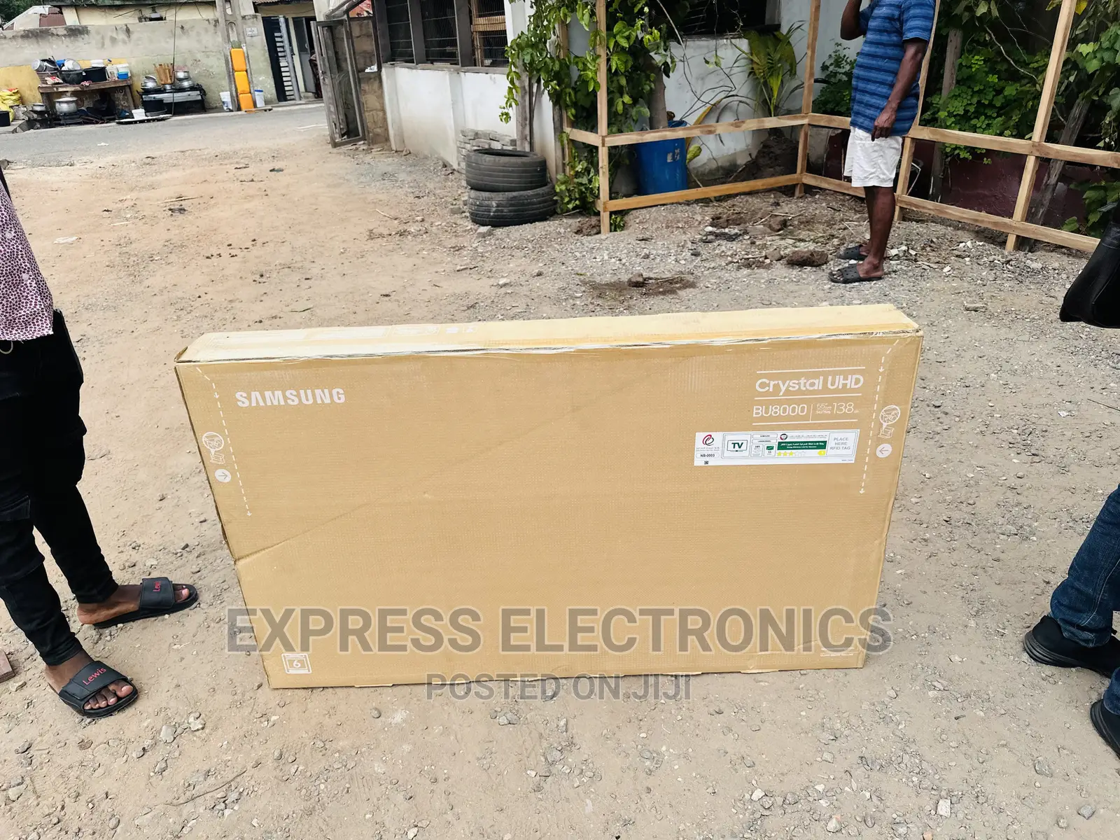 Crystal Processor Slim Samsung UHD 55”Bu8000 Tv 