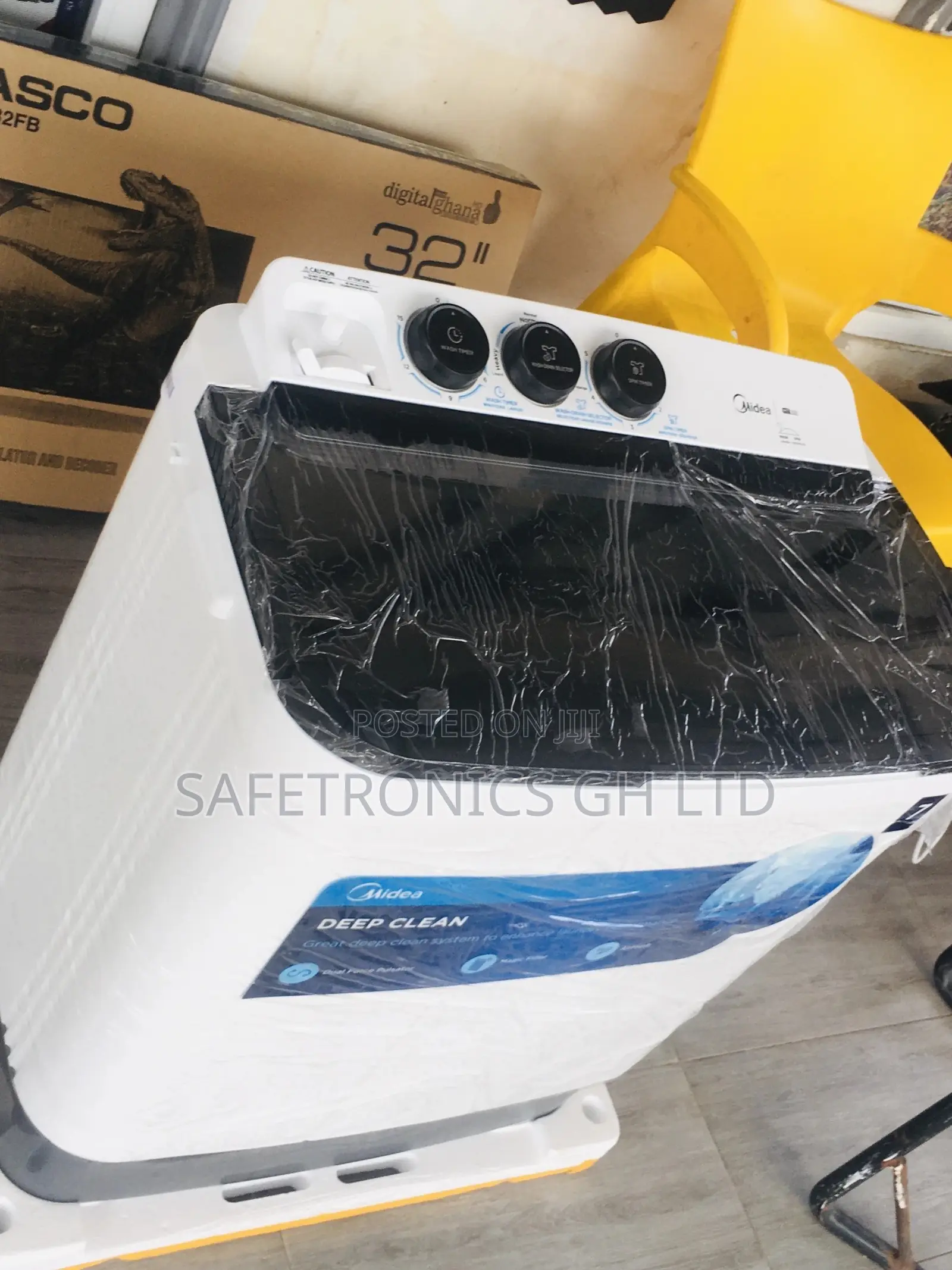 Washingmachine Semiautomatic Topload 7kg Midea Twintub