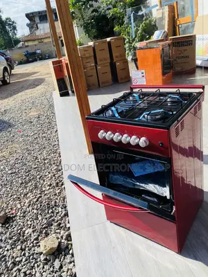 Shop Original 50x50 4 Gas Burner With Oven Grill(Red) 