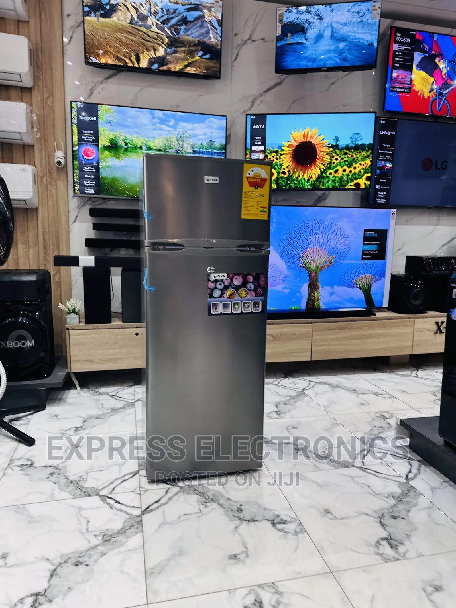 PF-250 Pearl Double Door Fridge