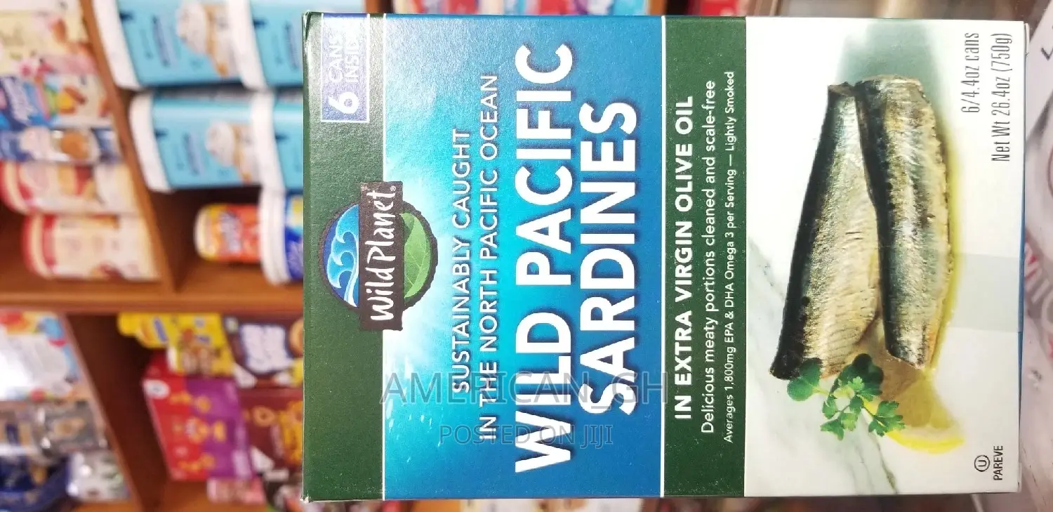 Wild Pacific Sardines in Extra Virgin Olive Oil