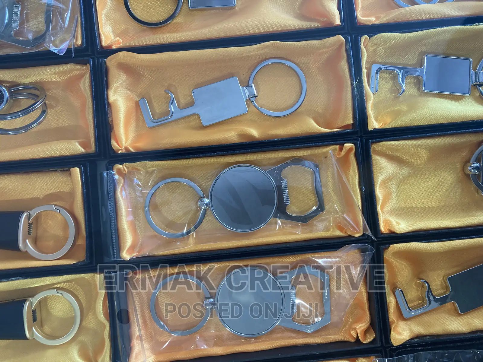 Metallic Doming Keyring