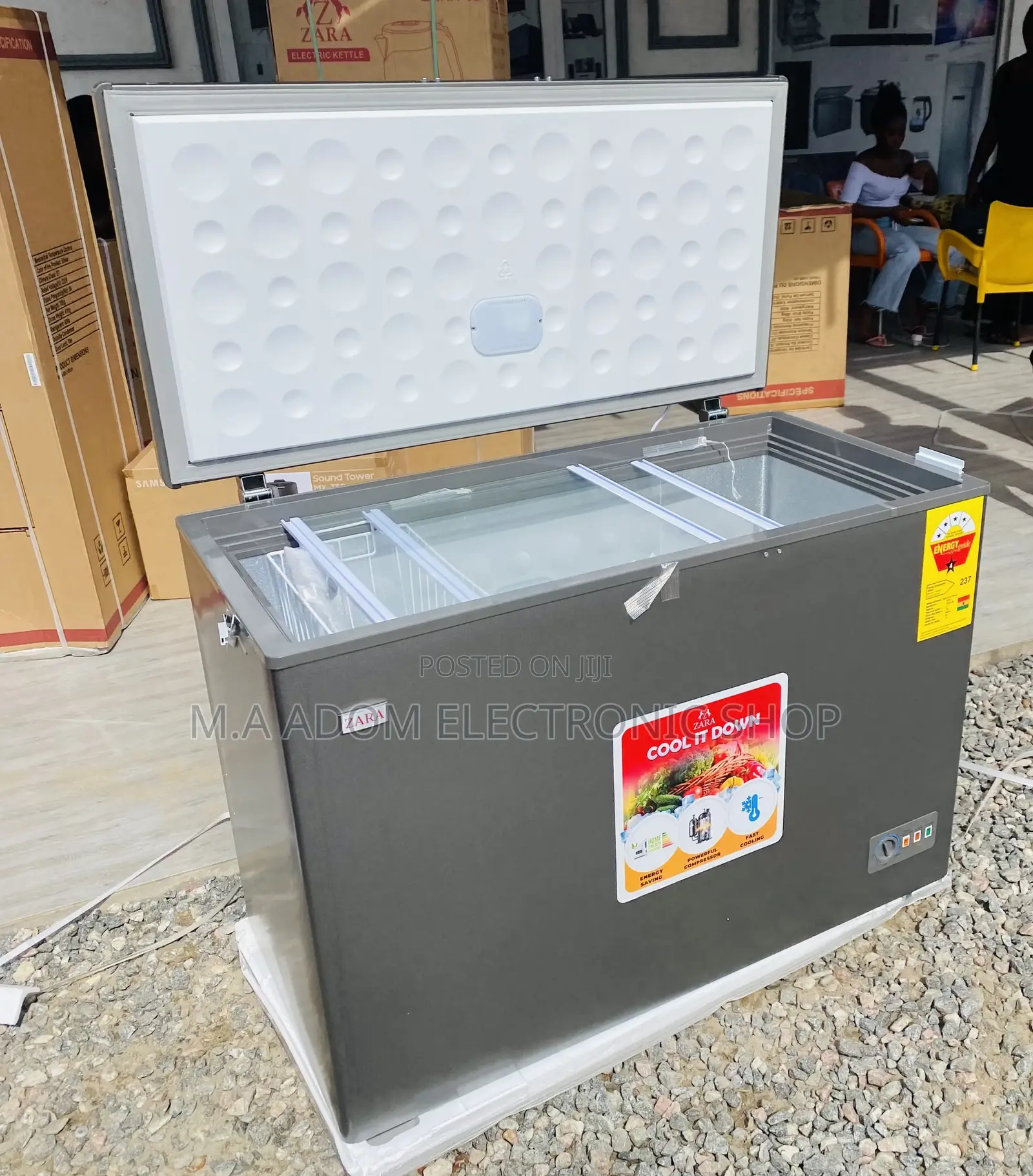 Quality Yet Affordable Zara 360 Single Door Chest Freezer.