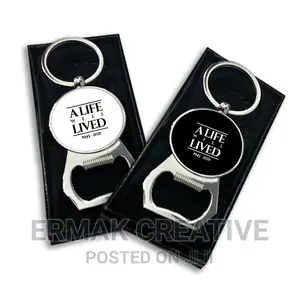 Metallic Doming Keyring