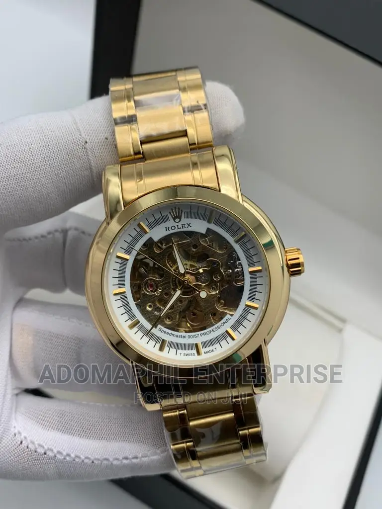 Anti-Fade Authentic Rolex Chain Watch