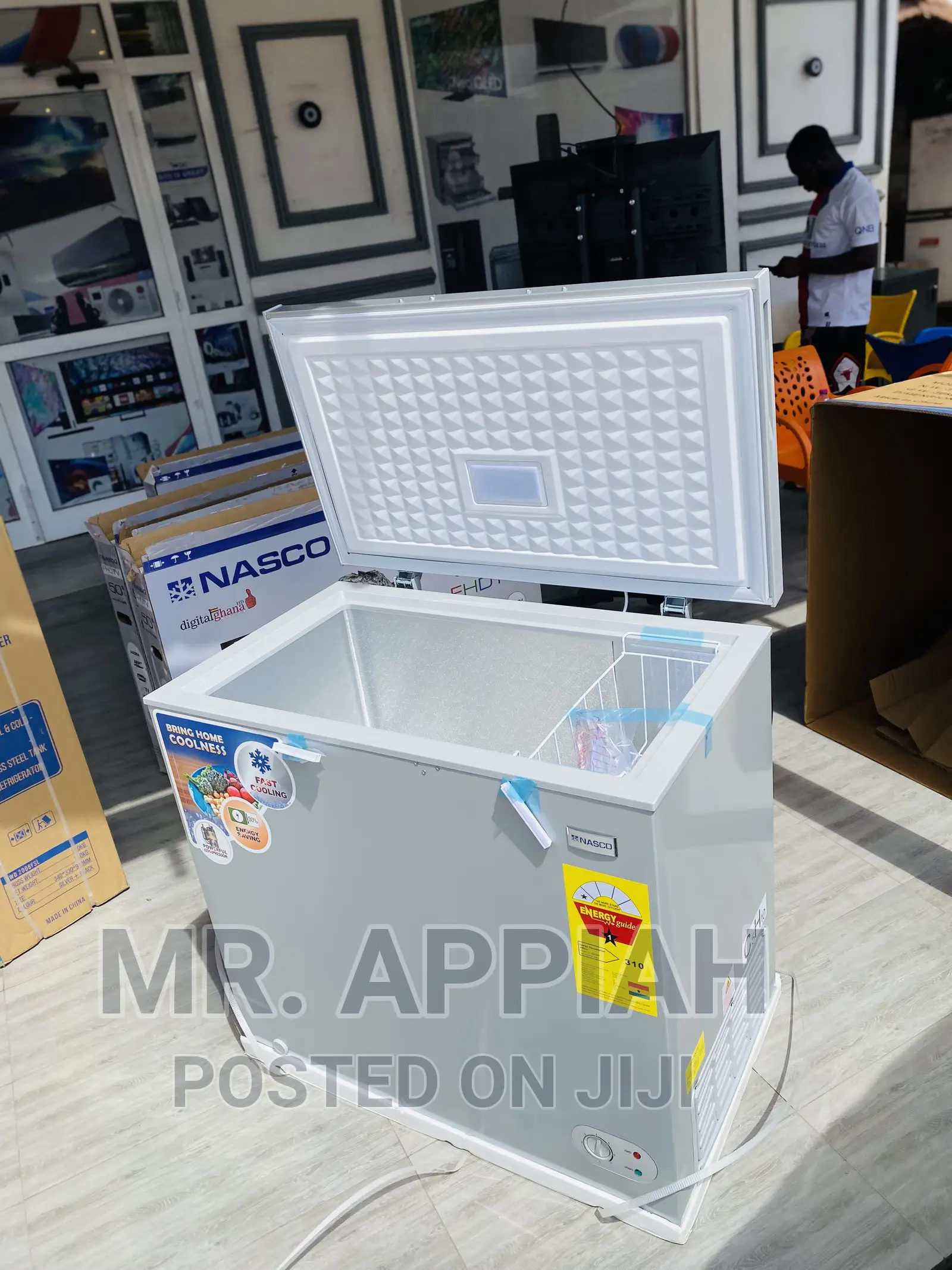 Newly in Stock Nasco Single Door Chest Freezer(200ltr) 