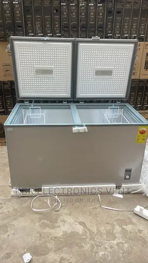 Pearl 400ltr Double Door Chest Freezers