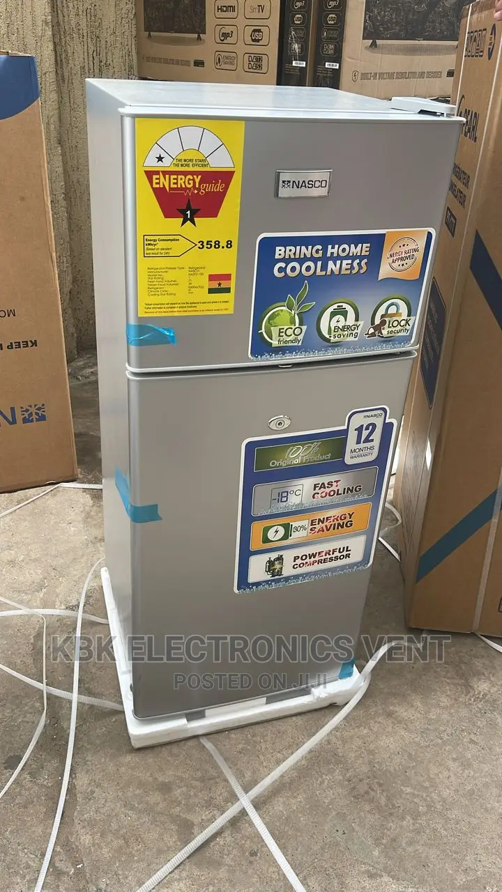 Nasco 110ltr(Nas2130) Double Door Refrigerator