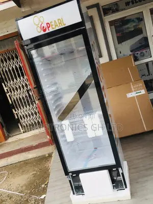 Display Boxed Glass Singledoor Pearl PVC-424-2B Fridge 