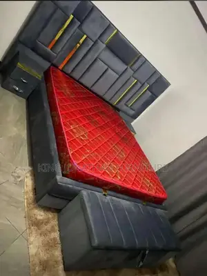 Queen Size Bed and Mattress With Side Drowar
