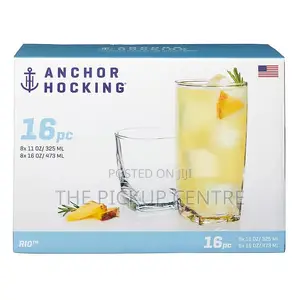 Anchor Hocking Rio 16-Piece Drinkware Set