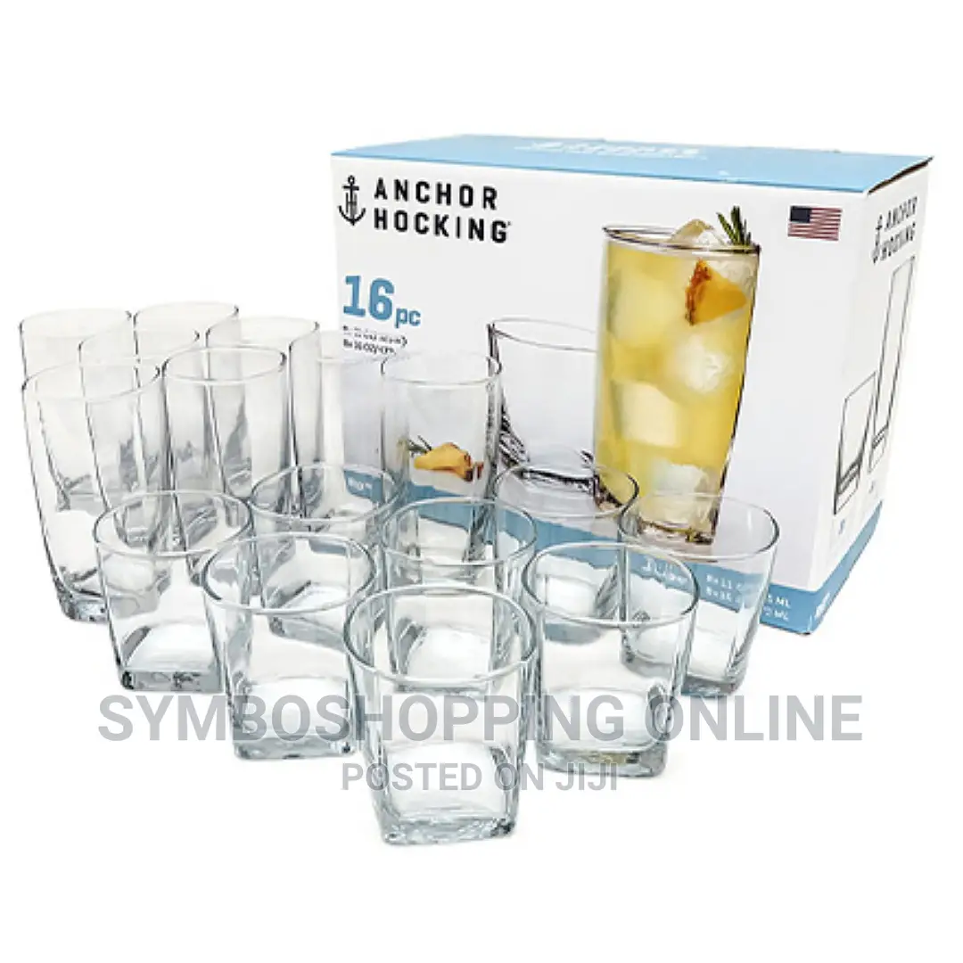 Anchor Hocking Rio 16-Piece Drinkware Set