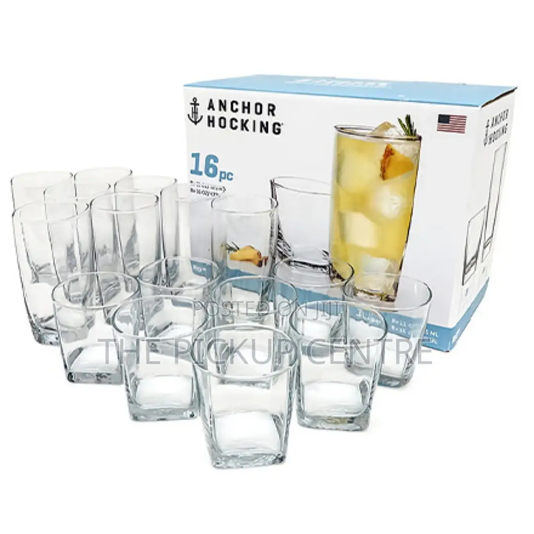 Anchor Hocking Rio 16-Piece Drinkware Set