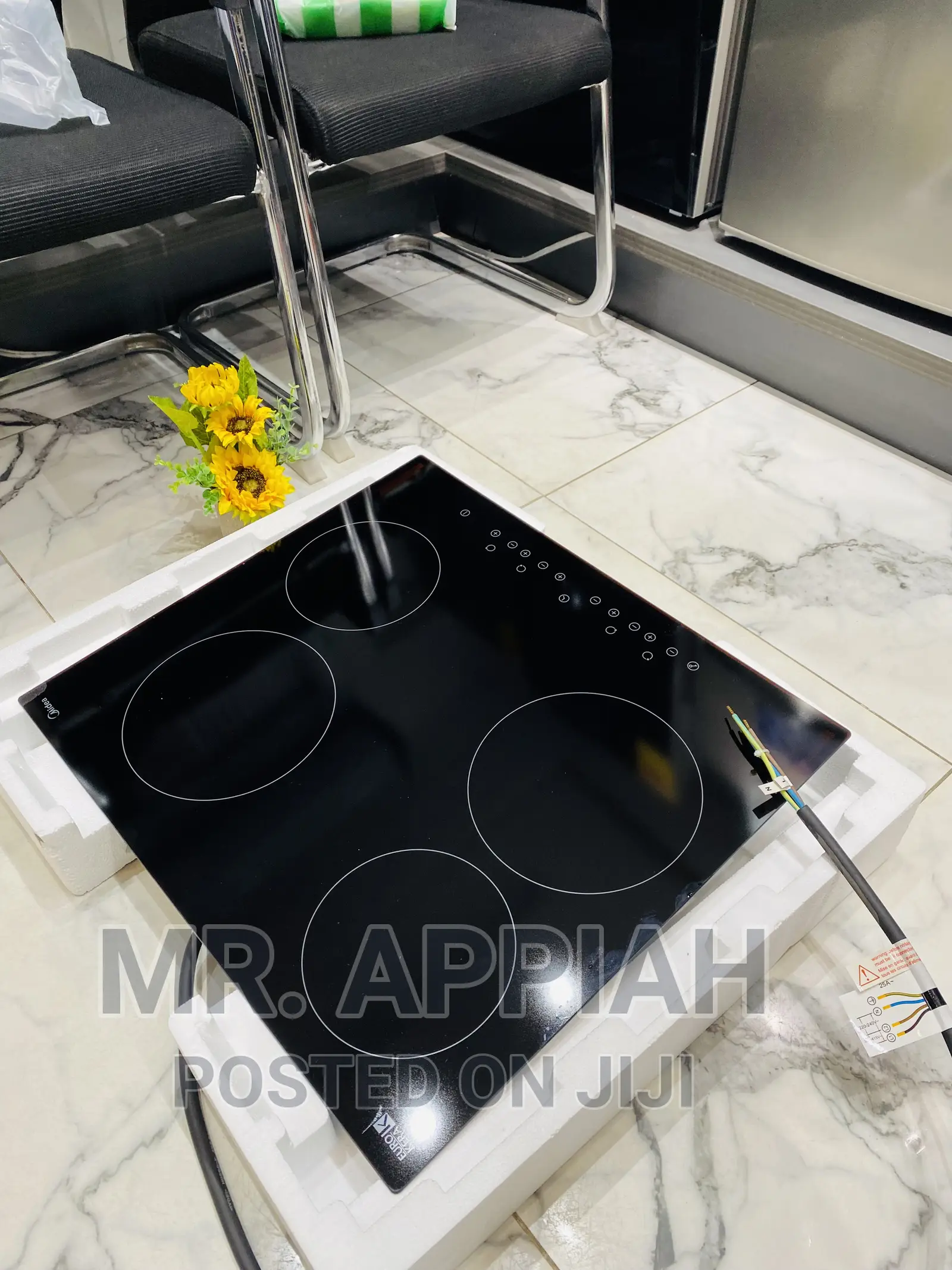 Brand New Midea 4 Electric Top Burner Mc -HF605(Black) 