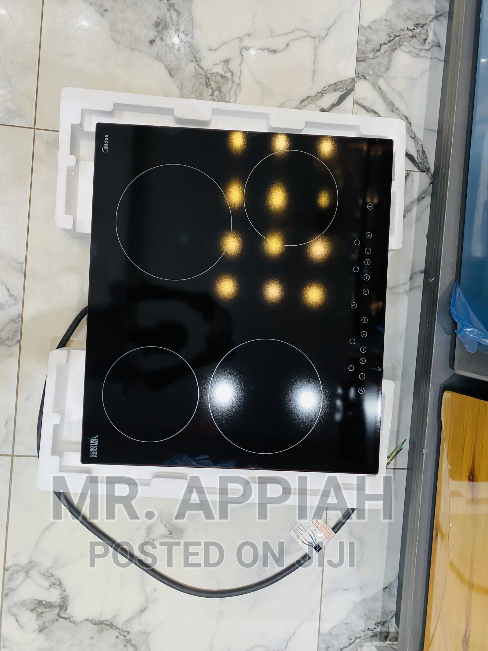 Shop Affordable Midea Mc -HF605 4 Electric Hob(Black) 