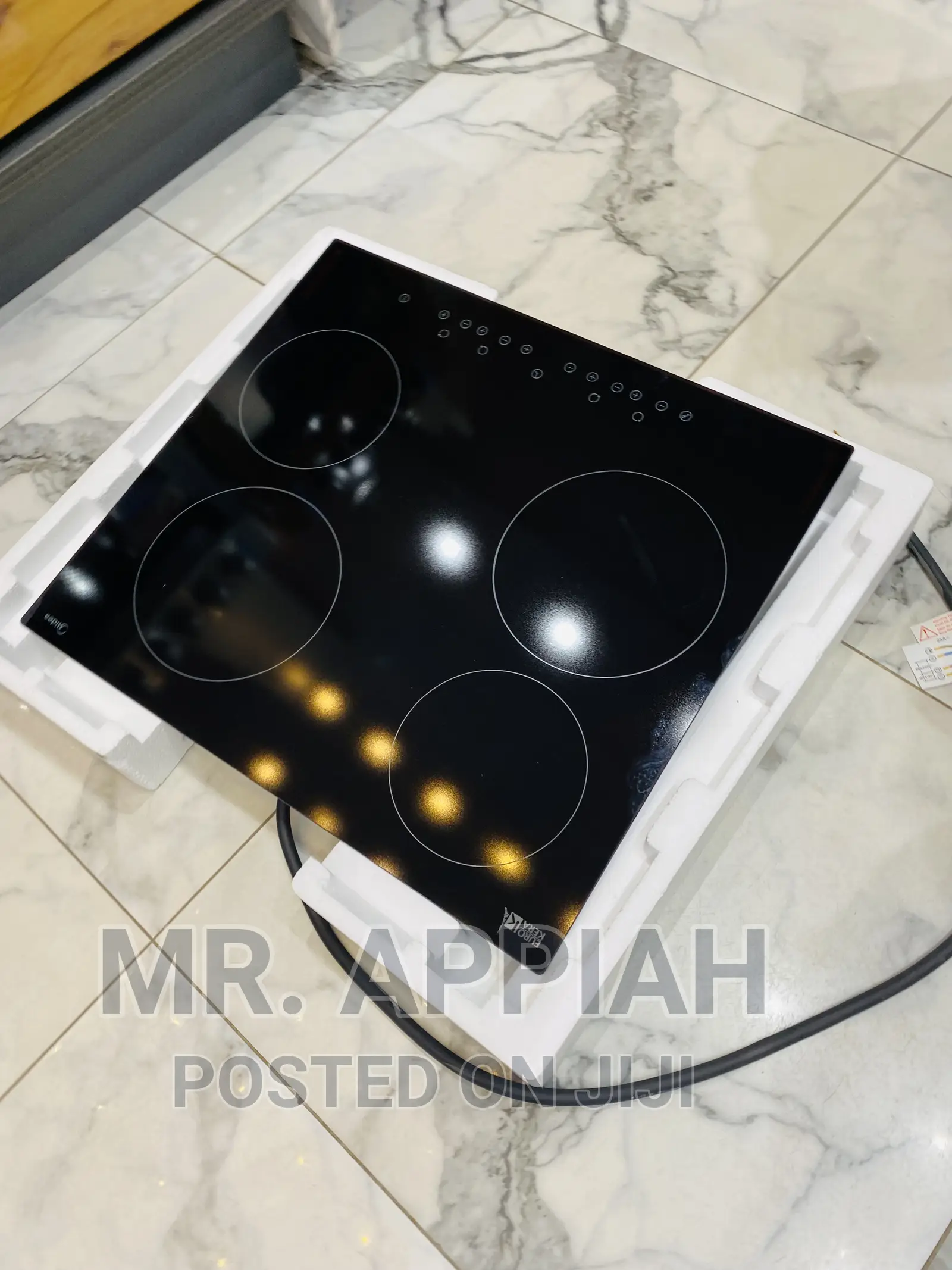 Classic Midea 4 Burner Electric Hob MC-HF605(Black) 