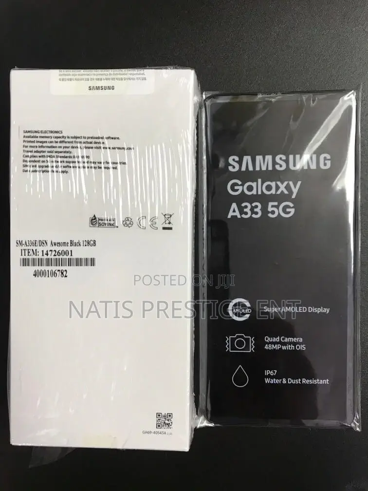 New Samsung Galaxy A33 5G 256 GB Black