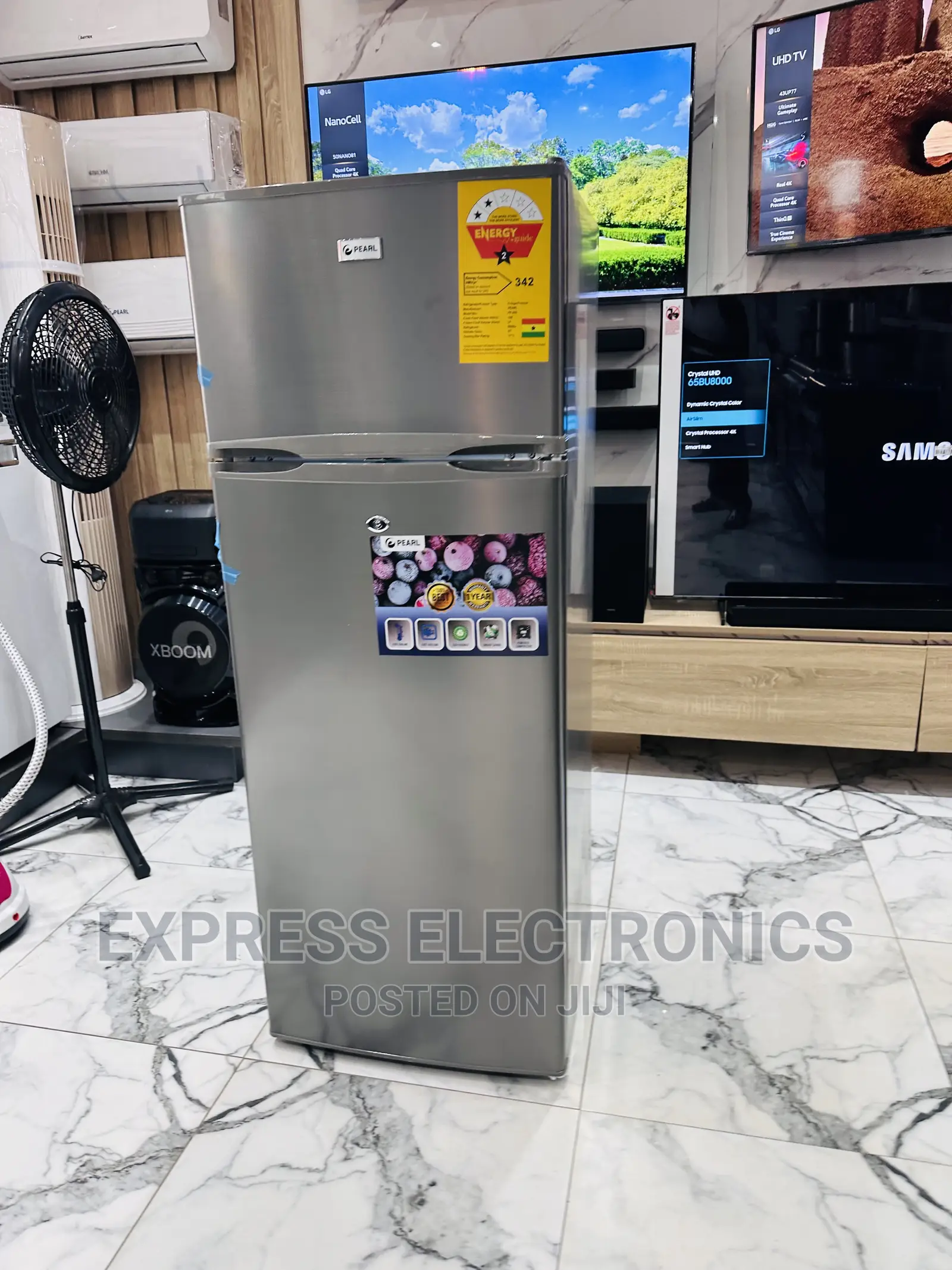 Long Lasting Durability Pearl 205L Fridge Pf-250 Double Door