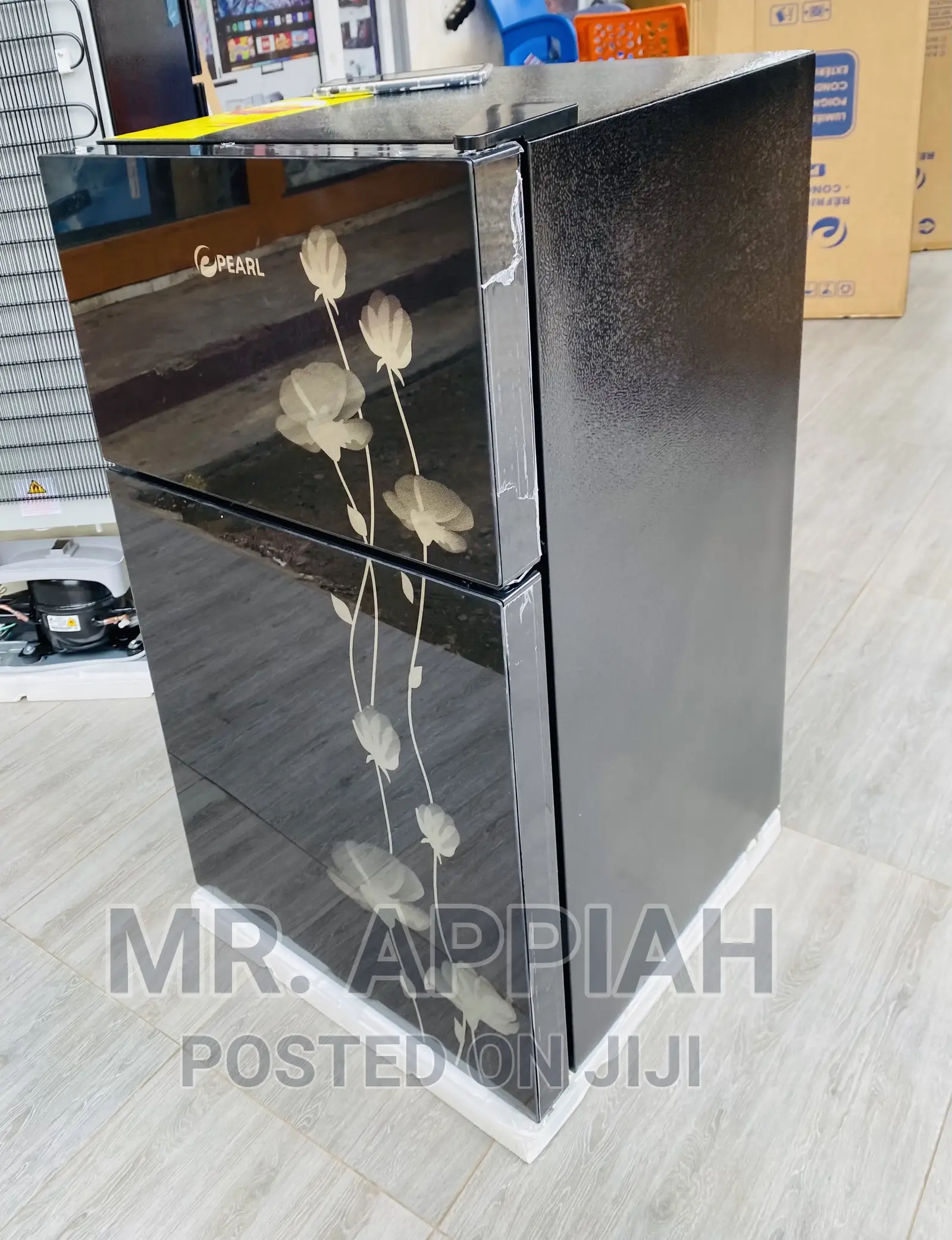 Shop Authentic Pearl PF-10T Double Door Refrigerator(Black)
