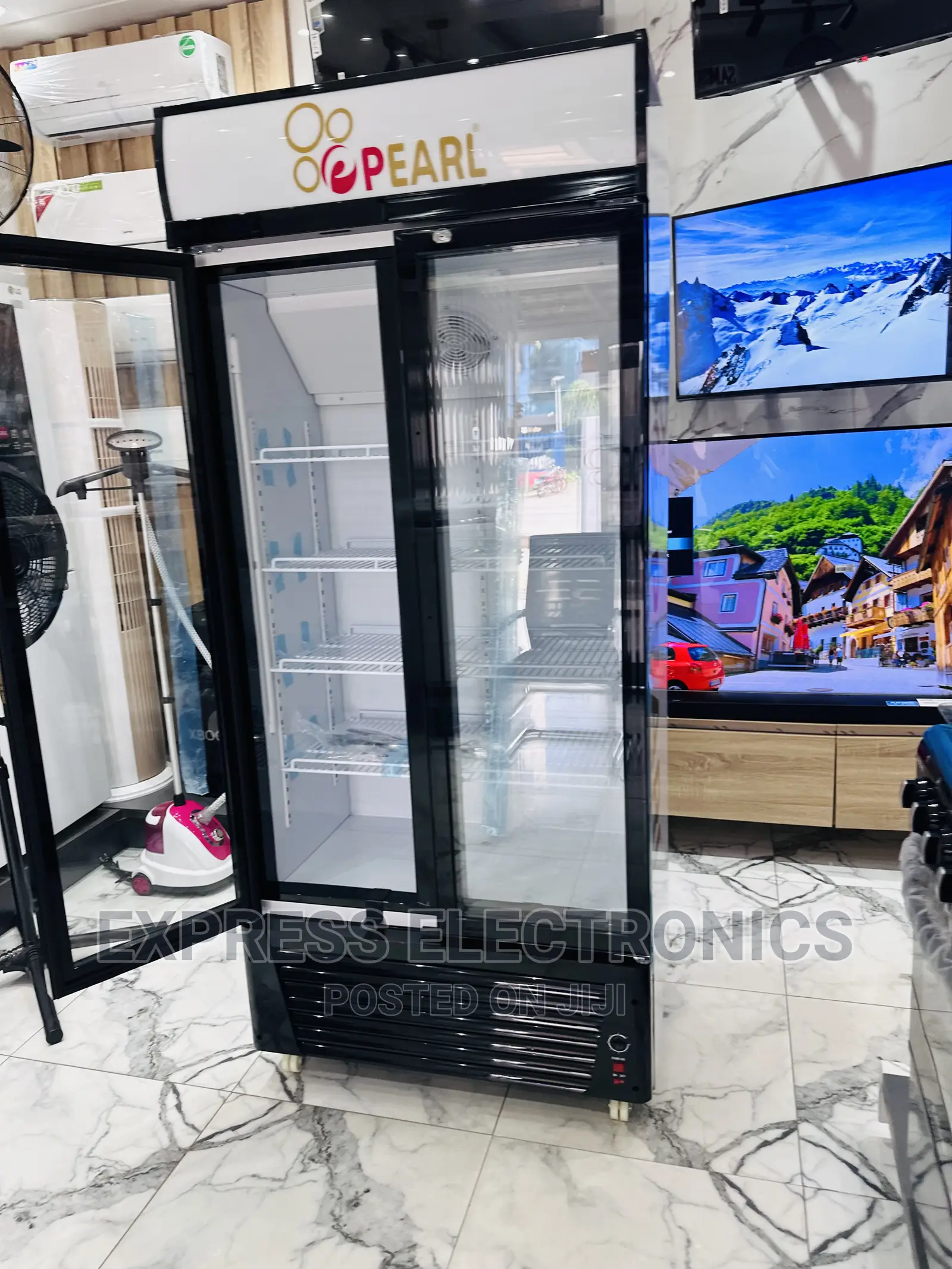 Text Us for Your PVC 622-2b Double Door Fridge Pearl Display