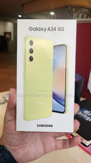 New Samsung Galaxy A34 128 GB Yellow