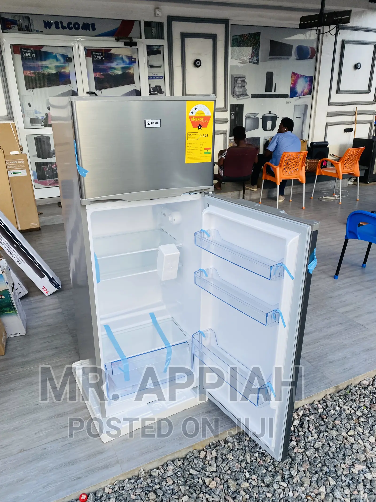 Fast,Reliable and Affordable Pearl 250 Double Door Fridge.