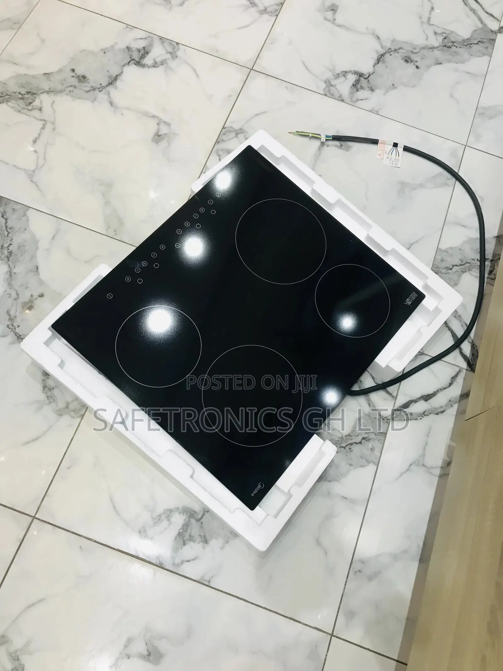 4 Hobs Black Electric Midea MC-HF605 Affordable