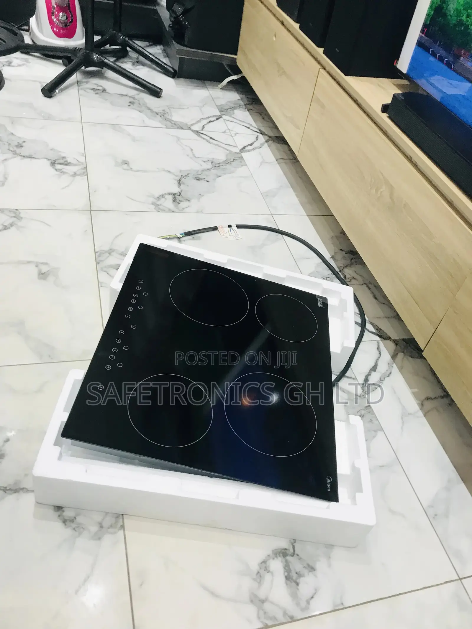 Electric Midea Black Lastest 4 Hobs Mc-Hf605
