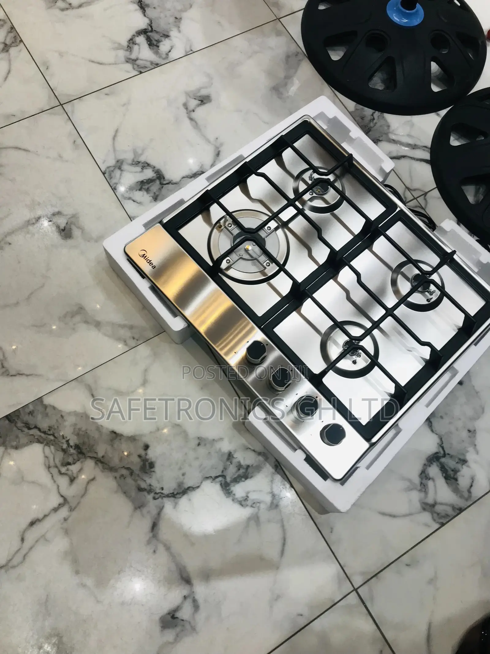 Adjustable Midea Electric 4 Hobs 60G40ME Sliver 