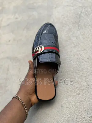 Black Gucci Half Shoe