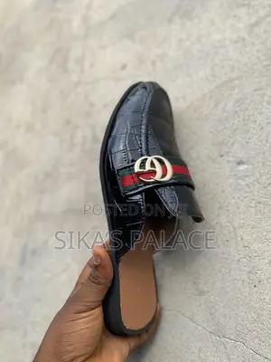 Black Gucci Half Shoe