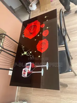 Glass Dining Table With 4chairs