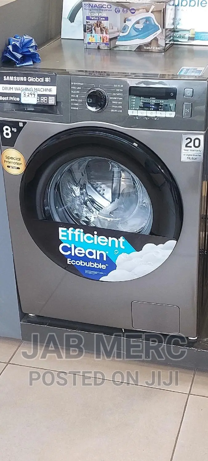 Samsung 8kg Washing Machine Echo Bubbles Super Charged