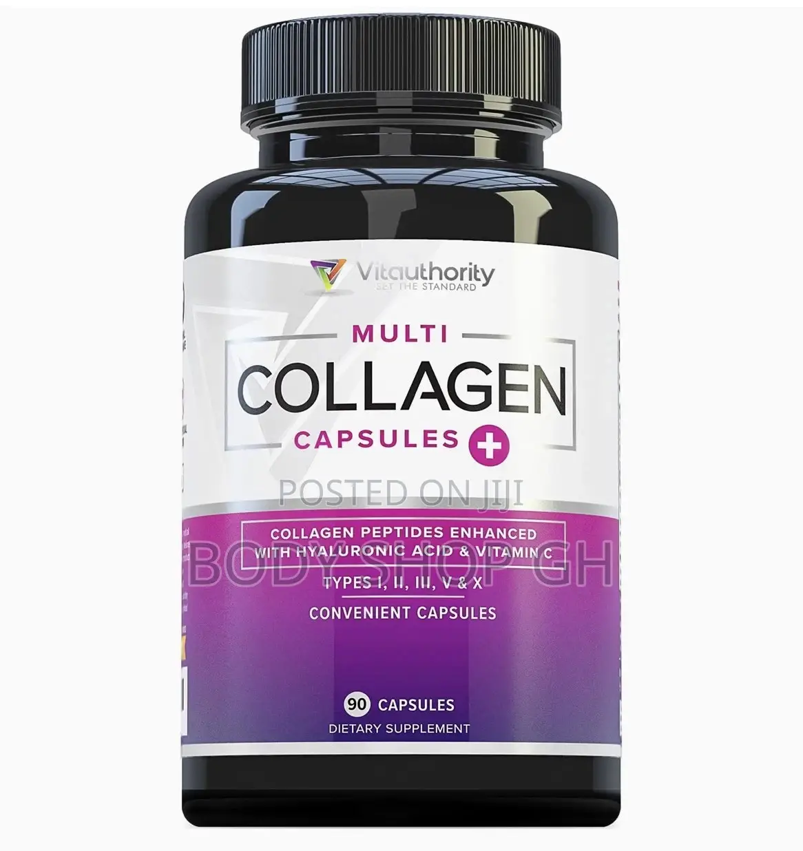 Multi Collagen Capsules for Hair, Skin, Nails (I, II,III, V)