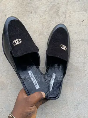Black Channel Half Shoe