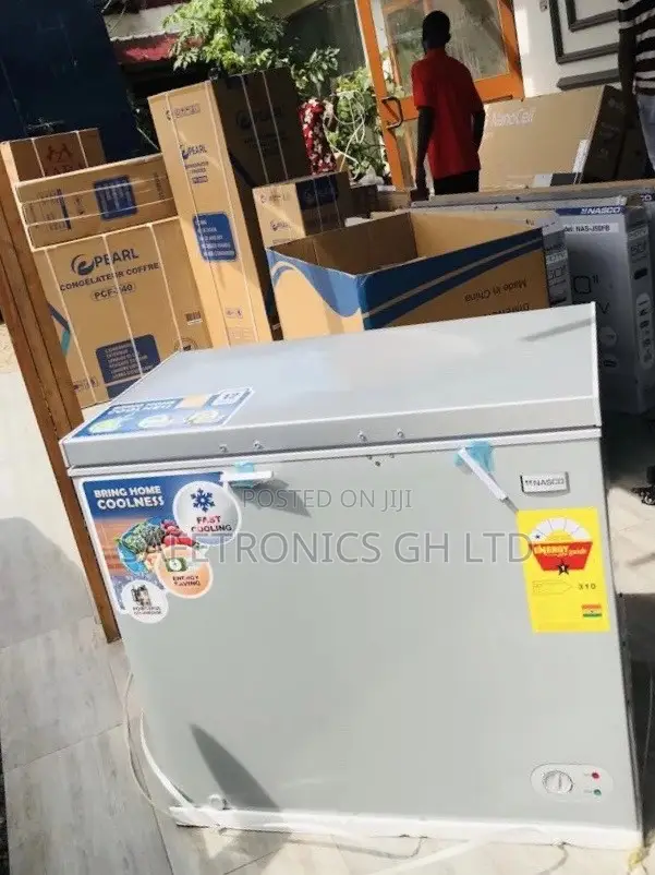 Nasco Gray Electric Chestfreezer Singledoor 200 Liter