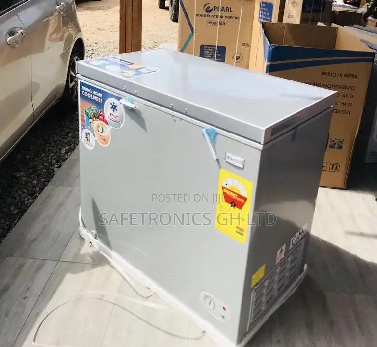 Chestfreezer Gray Electric 200 Liter Nasco Singledoor