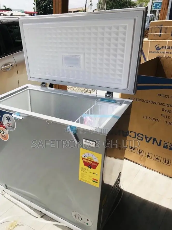 Electric Glass Lid Nasco Singledoor 200 Liters Chestfreezer