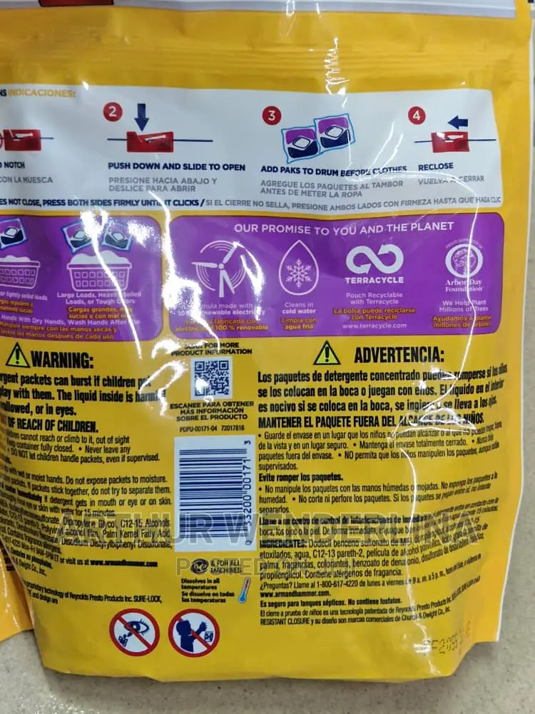 USA Arm Hammer Oxi Clean Odor Blaster Powder Paks