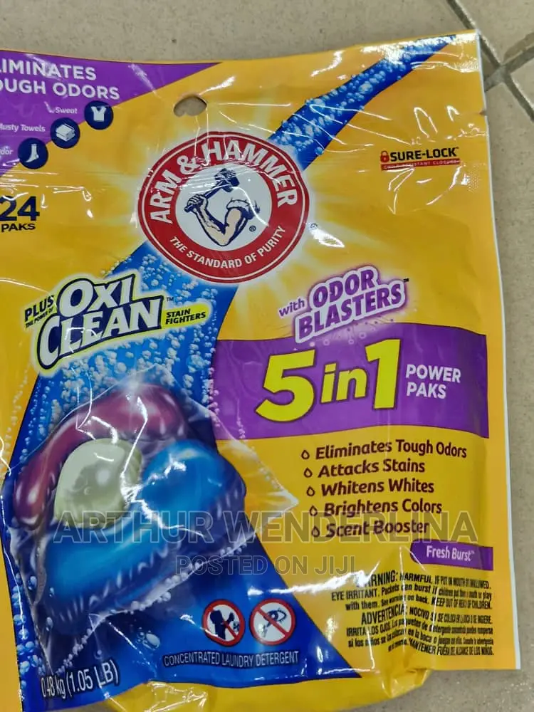 USA Arm Hammer Oxi Clean Odor Blaster Powder Paks