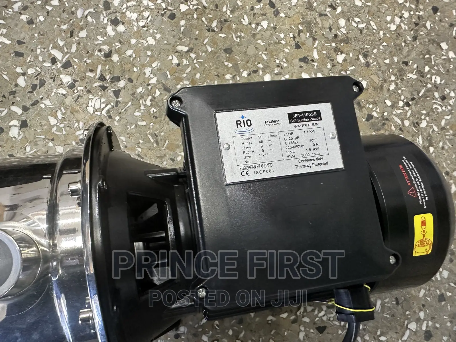 Rio High Pressure Stainless Steel Pump