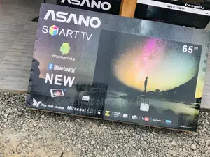 Unique UHD Asano 65 Inches Glossy LED Smart Black Tv
