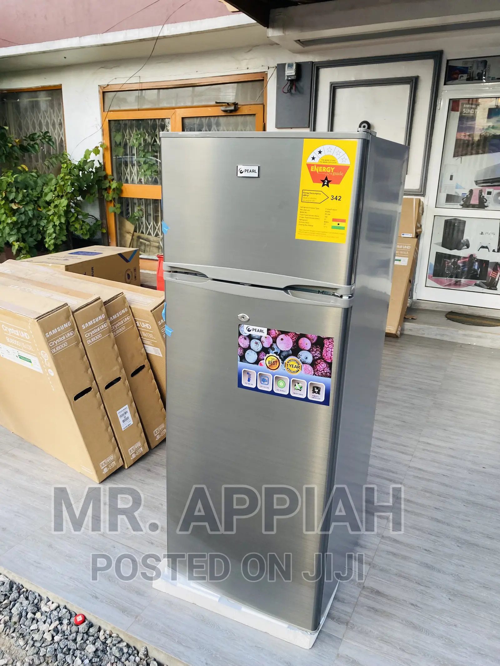Fast Chilling Pearl 250 Top Freezer Fridge(205ltr) 