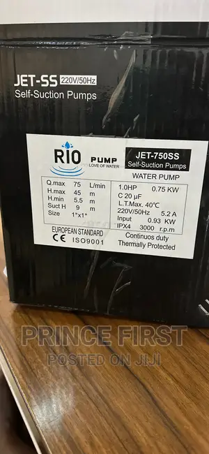 Rio High Pressure Stainless Steel Pump