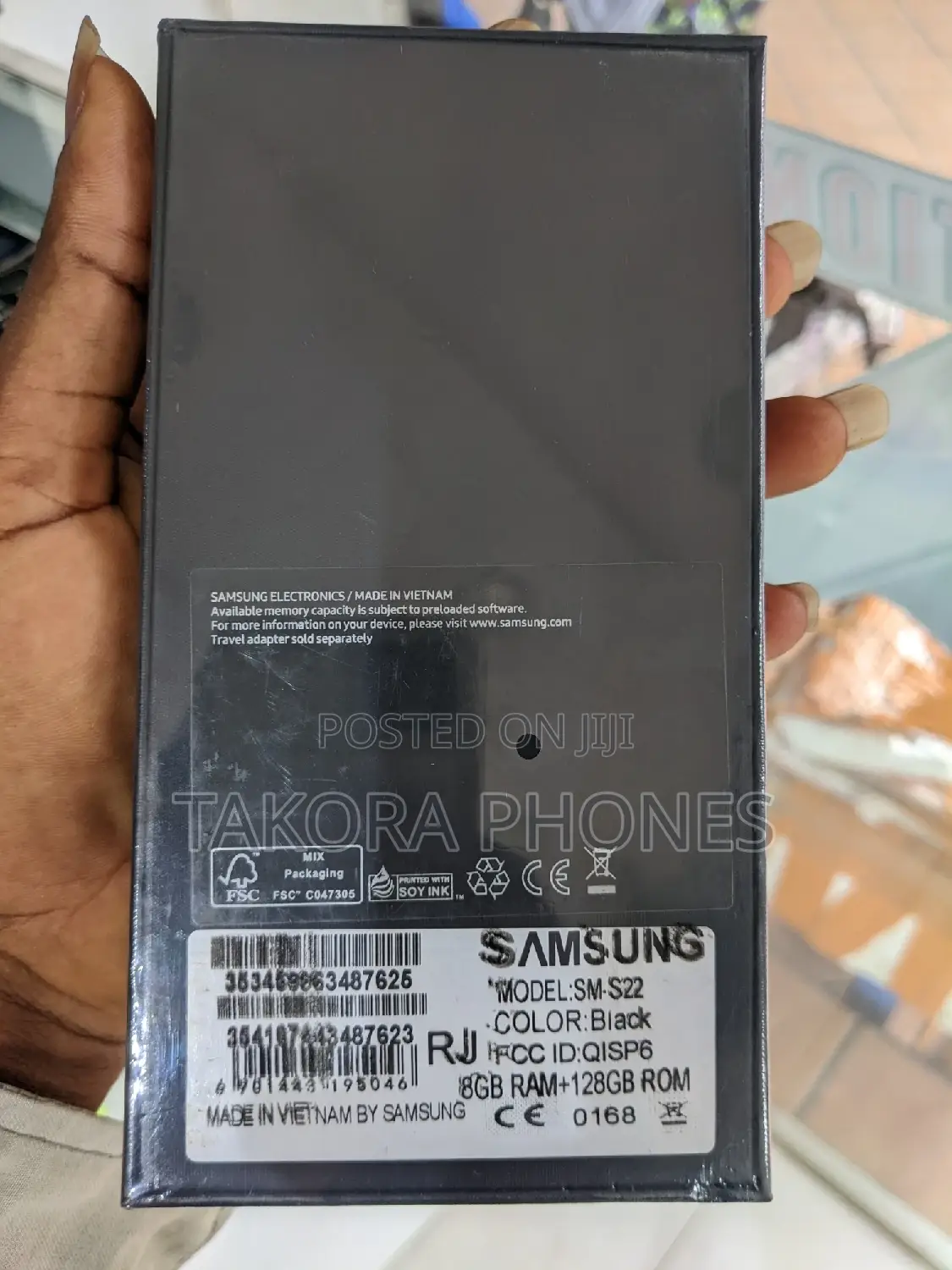 New Samsung Galaxy S22 5G 128 GB Black