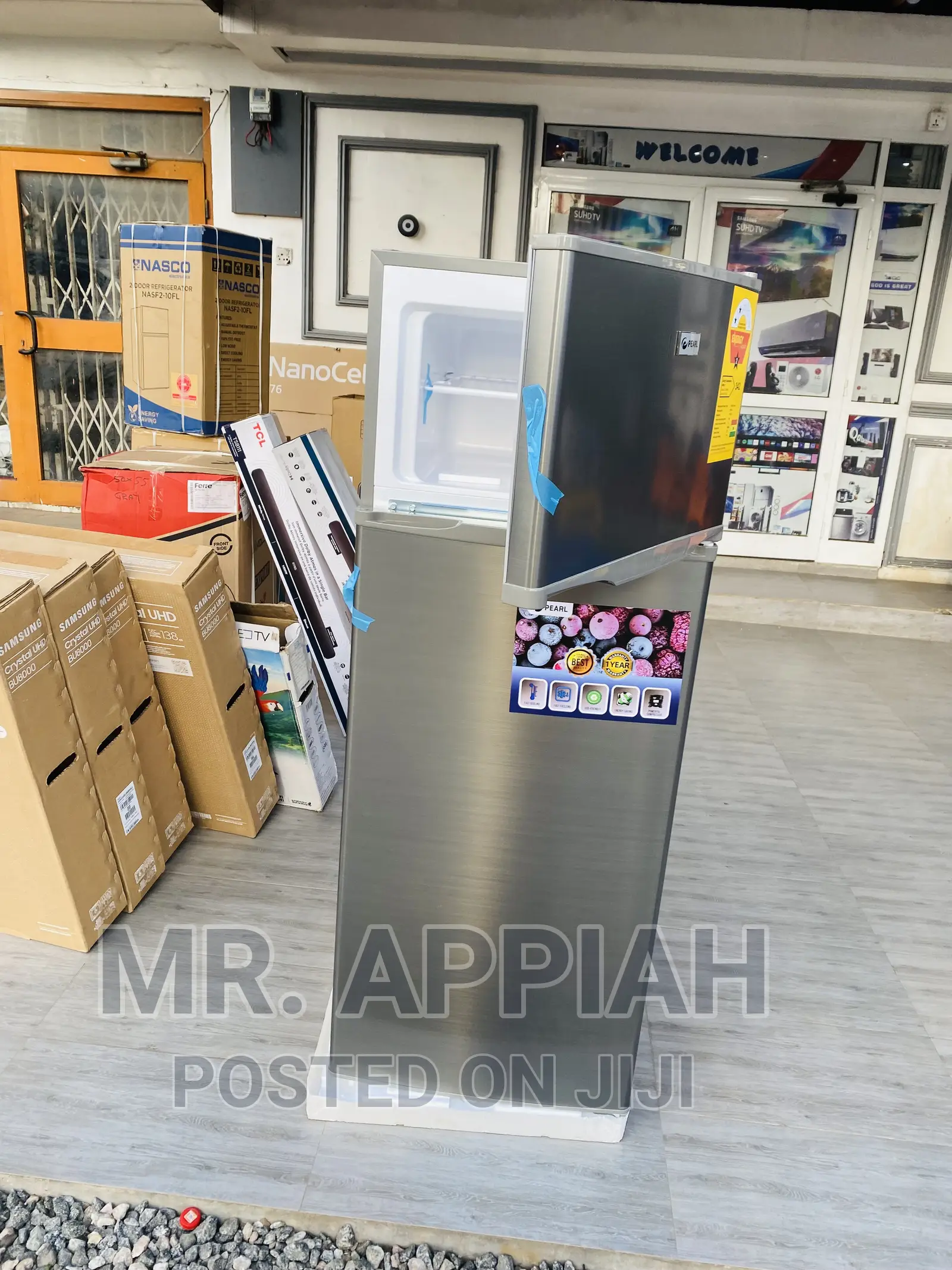 Extremely Chilling Pearl 250 Top Freezer Fridge(205ltr) 